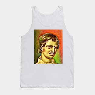 Giordano Bruno Snow Portrait | Giordano Bruno Artwork 15 Tank Top